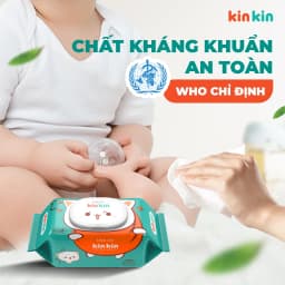 Thumbnail Khăn ướt Kinkin gói 80 tờ/100 tờ tiết kiệm cho mẹ - an toàn cho bé 3