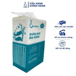 Thumbnail Khăn vải khô đa năng Likado cho bé 400 tờ 100% cotton kích thước 15*20cm 1