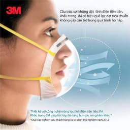 Thumbnail Khẩu Trang 3M™  9001 Lọc 90% Bụi Mịn PM2.5 & Khí Thải Chuẩn N90 3