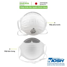 Thumbnail Khẩu trang lọc bụi DTC3M-1 N95, đạt tiêu chuẩn NIOSH của Mỹ 3