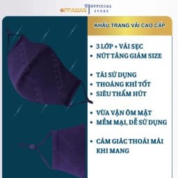 Thumbnail Khẩu trang vải nam chống nắng khẩu trang nam siêu mát thoáng khí cho nam đen OKT1 OPPAMAN 1