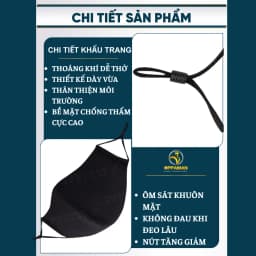 Thumbnail Khẩu trang vải nam chống nắng khẩu trang nam siêu mát thoáng khí cho nam đen OKT1 OPPAMAN 4