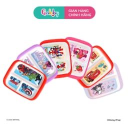 Thumbnail Khay Ăn Cơm Cho Bé Gabby Hình Nhân Vật Disney Đáng Yêu 3 Ngăn, Khay Ăn Dặm Cho Bé Chất Liệu Nhựa Melamine Cao Cấp 2