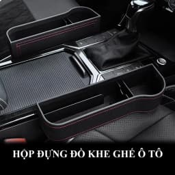 Thumbnail Khay đựng đồ đa năng ô tô MYT Hộp đựng đa năng để đồ gắn khe ghế trước ô tô xe hơi chất liệu nhựa ABS và da PU 1