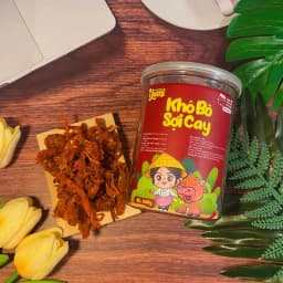 Thumbnail Khô bò sợi cay Trạm ngọt Yumi đồ ăn vặt thịt xé thơm ngon an toàn vệ sinh 2