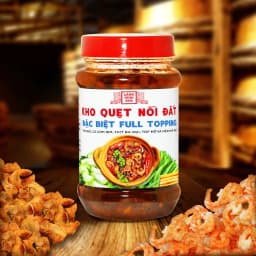 Thumbnail Kho quẹt nồi đất Làng Chài Xưa thơm ngon đặc biệt full topping tôm khô, cá cơm rim, thịt ba rọi, tốp mỡ mắm nhỉ hủ 250g 4