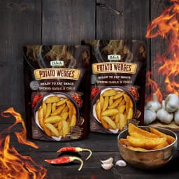 Thumbnail Khoai Tây Sấy Giòn Ít Béo Vị Tỏi Ớt 100g DJ&A - Thích hợp ăn chay - Garlic & Chilli Potato Wedges - Giảm Cân Ăn Được 1
