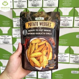 Thumbnail Khoai Tây Sấy Giòn Ít Béo Vị Tỏi Ớt 100g DJ&A - Thích hợp ăn chay - Garlic & Chilli Potato Wedges - Giảm Cân Ăn Được 2