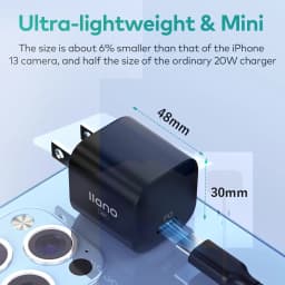 Thumbnail Khối sạc Llano USB C Bộ sạc 20W 3.0 Bộ sạc nhanh nhỏ gọn cho dòng iPhone, Galaxy, Pixel 4 / 3, iPad 1