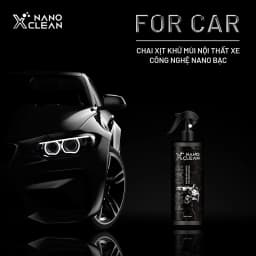 Thumbnail Khử mùi ô tô, khử mùi xe hơi nano bạc Nano Xclean For Car, diệt khuẩn khử mùi hải sản, mùi ẩm mốc-AHT Corp 500ml 4