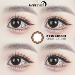 Thumbnail Kính áp tròng LUNA EYES 146 CHOCO - Lens size vừa 4