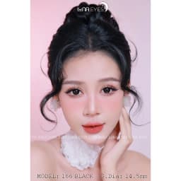 Thumbnail Kính áp tròng LUNA EYES 166 BLACK - Lens size to 4