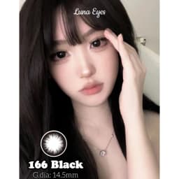 Thumbnail Kính áp tròng LUNA EYES 166 Black size to - lens 1 ngày 4