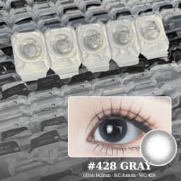 Thumbnail Kính áp tròng LUNA EYES 428 Gray, size vừa - lens 1 ngày 1