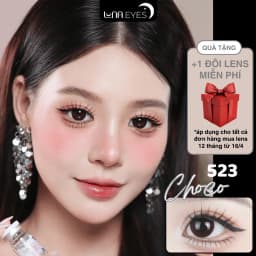Thumbnail Kính áp tròng LUNA EYES 523 CHOCO - Lens size to 1