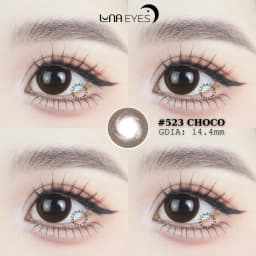 Thumbnail Kính áp tròng LUNA EYES 523 CHOCO - Lens size to 2