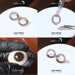 Thumbnail Kính áp tròng LUNA EYES 523 CHOCO - Lens size to 3