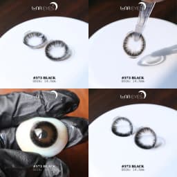 Thumbnail Kính áp tròng LUNA EYES 573 BLACK - Lens size to 2