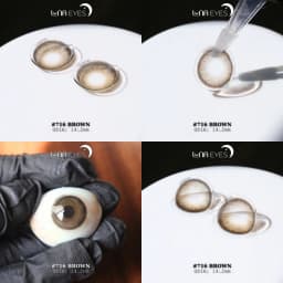 Thumbnail Kính áp tròng LUNA EYES 716 BROWN - Lens size vừa 3