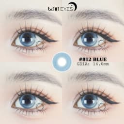 Thumbnail Kính áp tròng LUNA EYES 812 BLUE - Lens size nhỏ 2