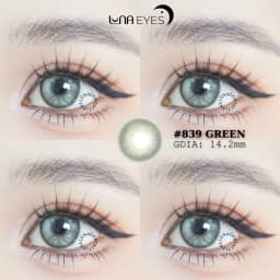 Thumbnail Kính áp tròng LUNA EYES 839 GREEN - Lens size vừa 4