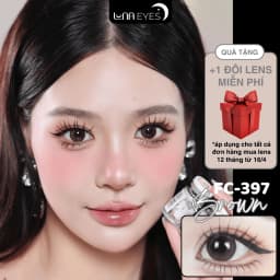 Thumbnail Kính áp tròng LUNA EYES FC-397 BROWN - Lens size vừa 1