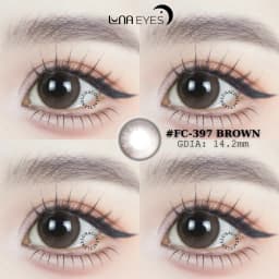 Thumbnail Kính áp tròng LUNA EYES FC-397 BROWN - Lens size vừa 3