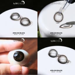 Thumbnail Kính áp tròng LUNA EYES FD-410 BLACK - Lens size vừa 2