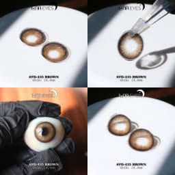 Thumbnail Kính áp tròng LUNA EYES FD-435 BROWN - Lens size to 3