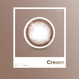 Thumbnail Kính áp tròng VIVIMOON LENSPRESSO cận nâu tây cho mắt thở CREAM, lens 6 tháng (Giá 01 đôi) 2