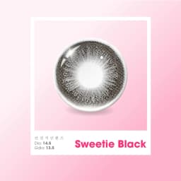 Thumbnail Kính áp tròng VIVIMOON EYECONIC lens cận cho mắt thở màu đen baby Sweetie Black, giãn tròng to 14.5mm, lens 06 tháng 3