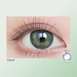 Thumbnail Kính áp tròng VIVIMOON LENS 1 ngày màu xanh lá ánh xám bạc Jade Green (Giá 01 chiếc) 3