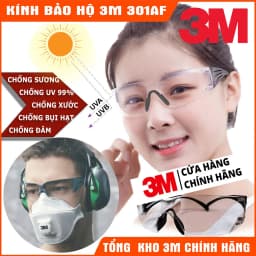 Thumbnail Kính Chống Bụi 3M™ SF301AF, Chống Đọng Sương, Tròng Trong 3