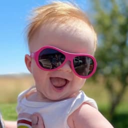 Thumbnail Kính chống tia cực tím cho bé Babiators – Aviators, Hồng, 0-2 tuổi 2