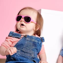 Thumbnail Kính chống tia cực tím phi công hai màu Babiators - Pink Lemonade, cho bé 3-5 tuổi 3