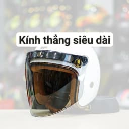 Thumbnail Kính cúc bấm gắn nón/ mũ bảo hiểm 1/2 và 3/4 có nút ở đỉnh 3