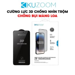 Thumbnail Kính Cường Lực 3D Chống Nhìn Trộm Chính Hãng Kuzoom Bảo Vệ Sự Riêng Tư Cho X-11-12-13-14-15-16Promax 1