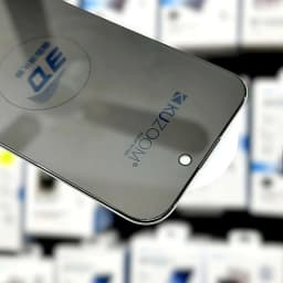 Thumbnail Kính Cường Lực 3D Curved Chính Hãng KUZOOM không lẹm, chống vân tay dùng Cho IP 15 Promax-16 Promax 3