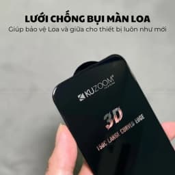 Thumbnail Kính Cường Lực 3D Trong Suốt Chống Bám Bụi Màng Loa Chính Hãng KUZOOM Dùng IP X-11-12-13-14-15-16PRM 2