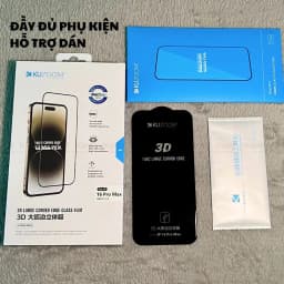 Thumbnail Kính Cường Lực 3D Trong Suốt Chống Bám Bụi Màng Loa Chính Hãng KUZOOM Dùng IP X-11-12-13-14-15-16PRM 4
