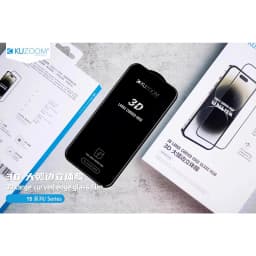 Thumbnail Kính Cường Lực 3D Trong Suốt FULL HD Chính Hãng Kuzoom Chịu Lực Tốt Dành Cho IP X-11-12-13-14-15-16 4