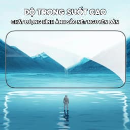 Thumbnail Kính Cường Lực 9D Trong Suốt Không Lẹm Viền Kuzoom Chống Bám Bụi Màng Loa Cho X-11-12-13-14-15-16... 2