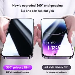 Thumbnail Kính Cường Lực hd Bảo Vệ Toàn Màn Hình 360 Độ Cho iphone 15 14 plus 13 12 11 pro max xr 2
