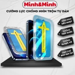 Thumbnail Kính Cường Lực iphone chống nhìn trôm tự dán KTM full màn, ip 7plus/xsmax, 11Promax, 12 13 14 15 Pro max 1