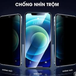 Thumbnail Kính Cường Lực iphone chống nhìn trôm tự dán KTM full màn, ip 7plus/xsmax, 11Promax, 12 13 14 15 Pro max 3
