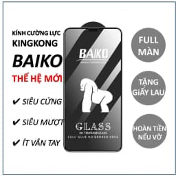 Thumbnail Kính cường lực Iphone full màn KK bai.ko iphone 6/7/8/7plus/8plus/x/ xs/xsmax/11/12/13/14promax/max BAI..KO - Vinzy 1
