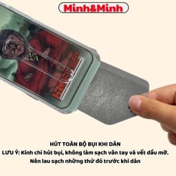 Thumbnail Kính cường lực iphone khung dán tự lấy bụi KTMSTORE, viền mỏng không che vào màn máy, ip xsmax 11 12 14 15Pro 16promax 2