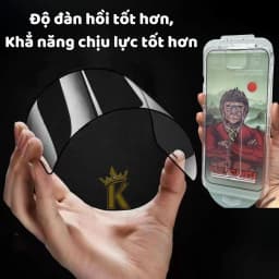Thumbnail Kính cường lực iphone khung dán tự lấy bụi KTMSTORE, viền mỏng không che vào màn máy, ip xsmax 11 12 14 15Pro 16promax 4