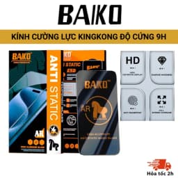 Thumbnail Kính cường lực iphone KINGKONG BAIKO chắn bụi loa 9H siêu mượt 16 15 14 13 12 11 Promax 7 8 Plus Xr Xs x 1