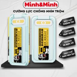 Thumbnail Kính cường lực iphone tự dán chống nhìn trộm KTMStore,có bảo vệ màng loa KTM 11 12 13promax  14 promax 15 16pro max 1